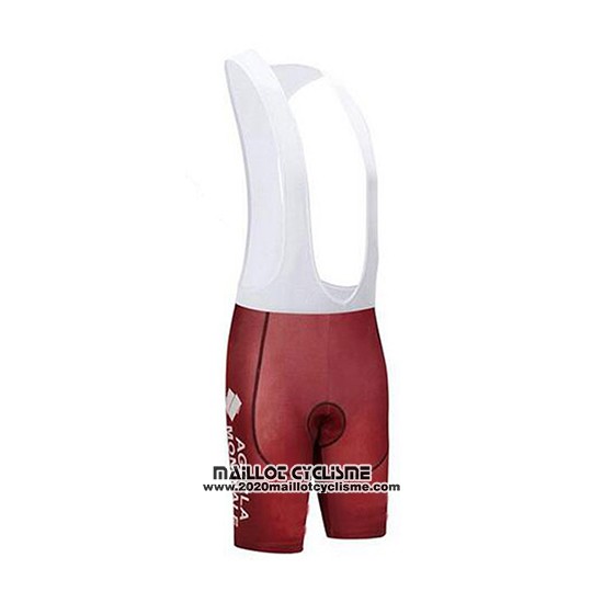 2018 Maillot Ciclismo Ag2r La Mondiale Marron et Blanc Manches Courtes et Cuissard